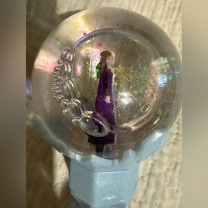 Disney Purple Snow Globe Musical Light-Up Wand